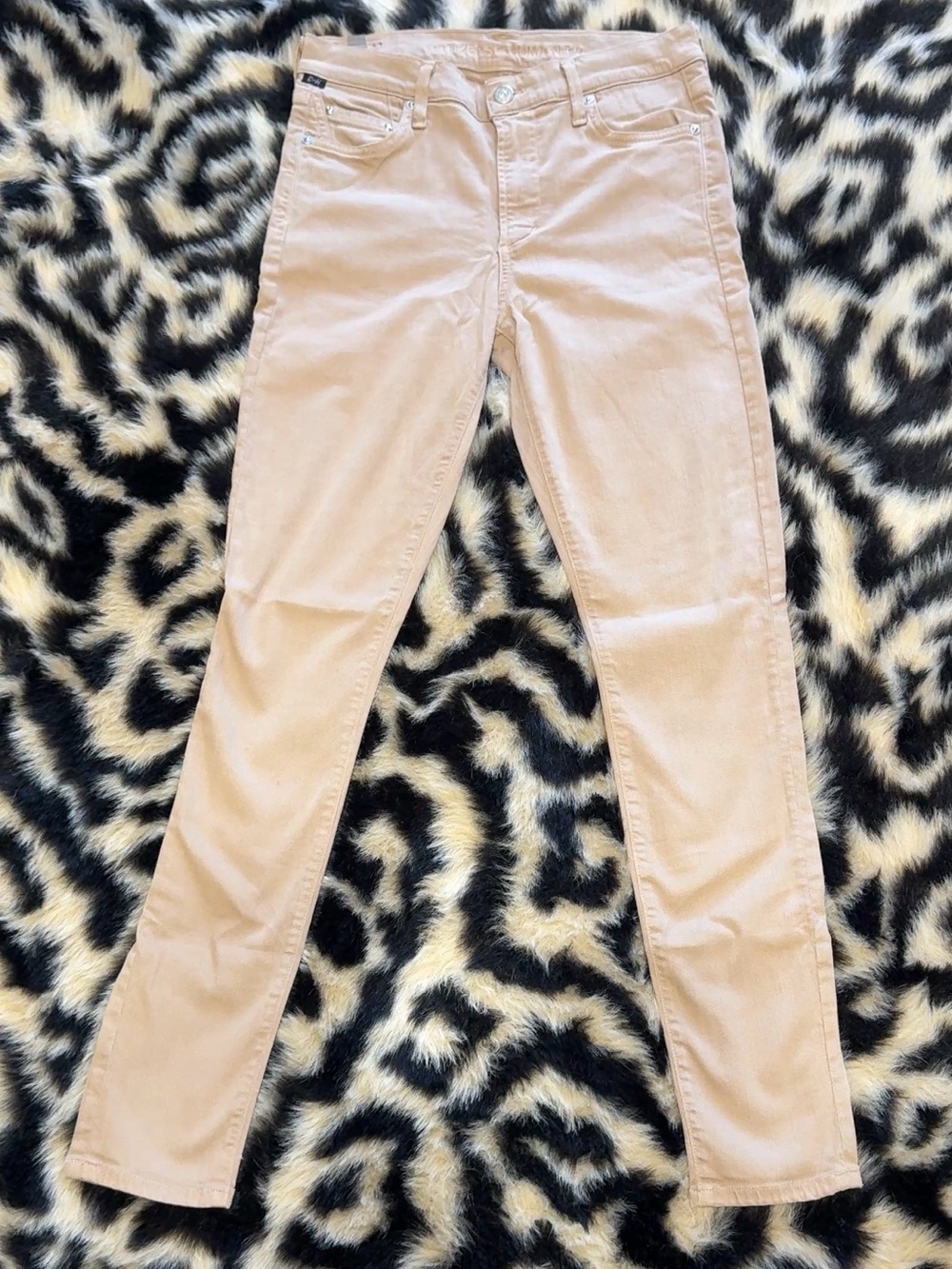 Citizens of Humanity Nude Beige Jeans SZ 29 Premium Denim